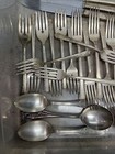 Huge Lot Of 80 Mixed Vintage Silver Plate Silverware Flatware  Read Description