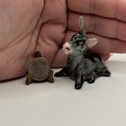 Vintage Monrovia Hagen Renaker Gray Donkey Mule Figurine Trinket Collectible
