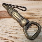 Coca-cola Bottle 1886 Solid Brass Bottle Opener   Chain