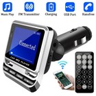 Bluetooth Car Fm Transmitter Mp3 Player Hands Free Radio Adapter Kit Usb Charger
