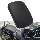 Motorcycle Leather Pillion Pad 6 Suction Cup Rear Passenger Seat For Harley