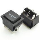 Momentary Rocker Switch Car truck 6-pin Dpdt Hoist Winch Up down 12v Ac 16a 250v