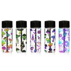 2pcs Glass Spice Container With Spoon Travel Storage Jar Mini Case Home Accessor