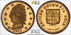 Dmpl 1923 Canada British Columbia Gold  1 Greene-470 Pcgs Gold Ms64pl R8
