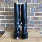 Marlborough Equestrian Riding Boots Ladies Black Dress Tall Uk 8 5b