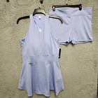 Adidas Tennis Heat Rdy Y-dress Women s Xl Blue Two Piece With Shorts New W  Tag