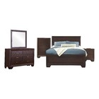 Coaster Kauffman 5-piece Wood Queen Panel Bedroom Set In Cocoa