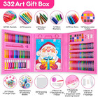 Art Supplies 332 Piece Drawing Art Kit Gifts For Girls Boys Kids Teens Gifts Art