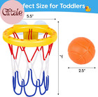 Bath Toys  Bathtub Basketball Hoop For Kids Toddlers  Bath Shower Toys For Kids 
