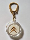 Rare Vintage Citroen French Keychain Dealer Blank Back No Name 1960s Novelty