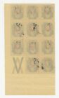 Ukraine Stamp Sheet Sg L47   Sc 22f - Trident On Russia   Kiev Overprint 1918 Mh