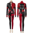 Harley Quinn Cosplay Costume Accessories Fancy Jacket Sexy Corset With Belt