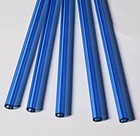 2 Pcs 1 2    Od 1 4  Id X 18    Inch Long Clear Blue Acrylic Plexiglass Lucite Tubes