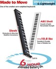 Nikomaku Piano Keyboard 88 Keys Semi-weighted Compact Portable Digital Piano Set