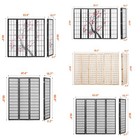 Room Divider Japanese Wall Divider 3 4 6 Panel Screen For Room Separation