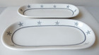 Lamberton Sterling Ss United States Lines Gray Star 10  Celery Relish Dish X Two