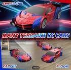 Remote Control 2 4ghz 1 18 Scale  360 Degree Rotation Transform Robot Spider Car