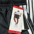 Adidas  M 3s Short Men s Black white Athletic Shorts M 7  Elastic Waist Logo