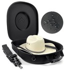 Travel Hat Case For Cowboy  Panama   Fedora Hats - Waterproof  Crush Proof Stora