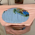 Vintage 50s Vinyl Diaper Holder   Accessory Holder Nursery Rhymes