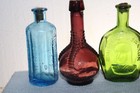 Wheaton    Mini 3  Ball   Claw Bottle Made In Taiwan Lot Of 5
