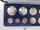 Rare 1983 Jamiaca 9-coin Silver Proof Set Woriginal Box coa Franklin Mint