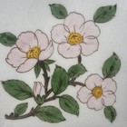 Vintage Franciscan Pottery Usa Desert Rose 6  Art Tile Tea Trivet In Box