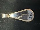 Ernest Tsosie  Inlay Pendant Sterling Silver Turquoise Multicolor 2 Inch