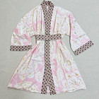 New Floral Cotton Kimono Short Robe getting Ready Robe bridesmaid Robe-kyoto