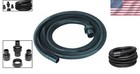 Versatile 12 Foot Vacuum Hose  1 5 Inch Diameter - Enhanced Maneuverability