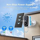 4mp Wifi 2k Solar Wireless Cctv Camera System 10ch 10  Monitor Nvr Audio  128gb