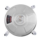 18-inch Stainless Steel Round Surface Cleaner 2 Nozzles 5000 Psi 4 Wheels