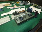 Slot Car Tyco G i  Joe Vintage Electric Trucking Army Track Missing Some Items