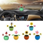 Solar Dancing Toy Flower Assorted Style Solar Powered Dancing Flower Bobblehead