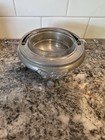 Vintage English Silver-plated Domed Butter Caviar Dish