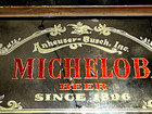 Vintage Michelob Beer Since 1896 Anheuser Busch Large Bar Mirror 18 x26 