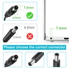 Ac Adapter Charger For Dell Latitude 5491  5495  5501  5590 Laptop Power Cord