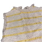Vtg Alyssa Ruffled Lace White   Yellow Ribbon Toddler Girls Dress 60s 70s 12 18