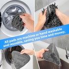 Sokinclr Wall Mop White 80  Long Handle 3-in-1 180   Foldable 360   Rotating Head
