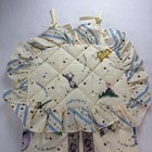Vtg 1998 Disney Classic Pooh Red Calliope Diaper Stacker Holder Ruffle Nursery