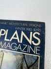 Home Plans Magazine Winter 1983 Architecture Design House Blueprint Book 80s Mcm