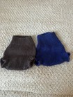 Lot Of 2 Newborn Diaper Covers  shortie Style  100  Peruvian Wool Handmade Knit