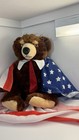 Trumpy Bear 22    Donald Trump Plush Doll W  Flag Cape   Tag