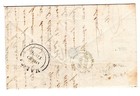 Gibraltar 1856 Giacomo   Revello Stampless Folded Cover To Malta With Letter
