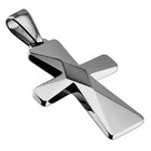 Tungsten Carbide Cross Pendants 16 -28  Stainless Steel Cuban Chain