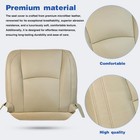 Tan Breathable Leather Front Bottom Seat Cover For Rx330 Rx350 Rx400 2003-2009