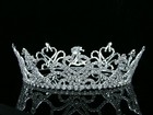 Bridal Wedding Pageant Rhinestone Crystal Full Crown Tiara 6192