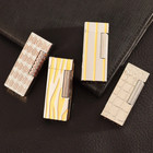 Memorial Metal Drawing Vertical Stripes Luxury Tobacco Lighters