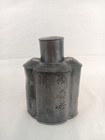 Pewter Chinese Tea Caddies Pair