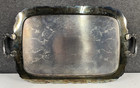 Vintage Oneida Silver Plated Victoria Style Butlers Serving Platter Tray 24 X 13